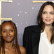 Zahara Jolie-Pitt, Angelina Jolie attend the “Eternals” UK Premiere at the BFI IMAX Waterloo on October 27, 2021 in London, England. (Photo by Tim P. Whitby/Getty Images)